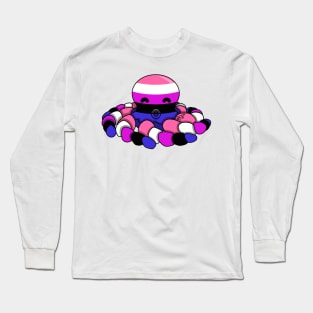 Gender Fluid Pride Fidget Octopus Long Sleeve T-Shirt